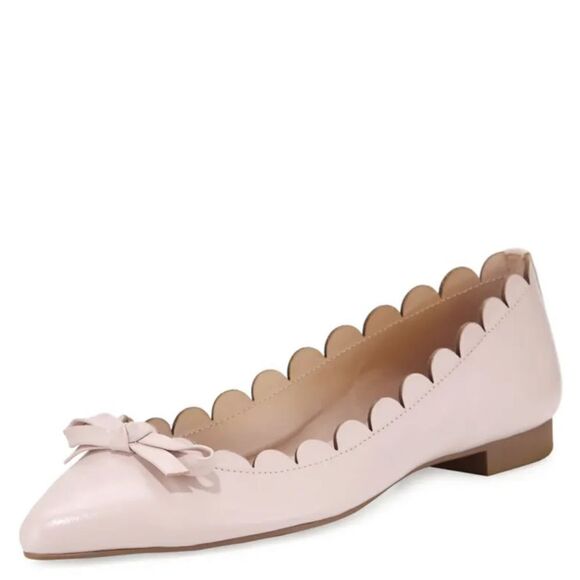 Kate Spade eleni flex scalloped Ballet Flat Flawed - Picture 1 of 6